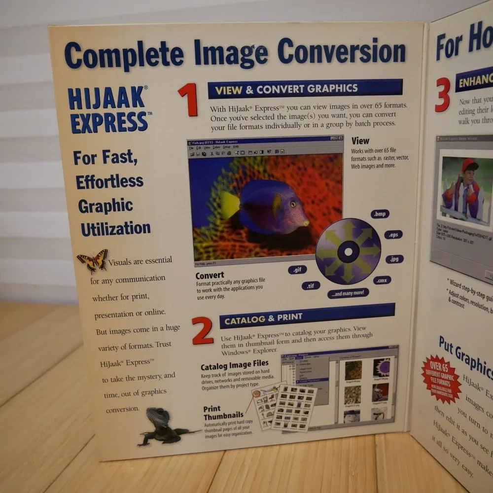 Quarterdeck Hijaak‎ Express Graphics Conversion - Windows 95, 98, NT 4.0 CD-ROM